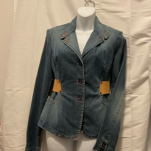 RARE!!! Vintage 90s Denim Jacket and Jeans Matching Set - Picture 2 of 16